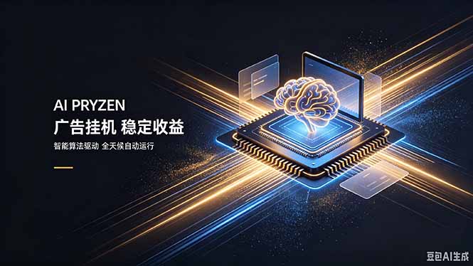 AI Pryzen 广告挂机|24小时自动跑,日入300-500,新手零门槛-优优云网创