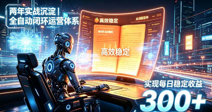 两年实战沉淀｜全自动闭环运营体系，实现每日稳定收益300+【揭秘】-优优云网创