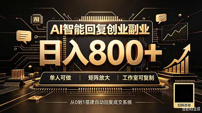 全自动AI挂机创业|个人副业→工作室全链路扶持-优优云网创